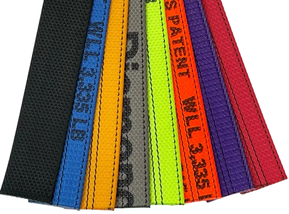 Heavy-Duty Lasso Strap with O-Ring - 2" x 8' Diamond Weave, 3,333 lbs Load Capacity - CT-2X8OR-DW SAFE 'N SECURE LLC