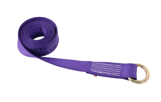 Heavy-Duty Lasso Strap with O-Ring - 2" x 8' Diamond Weave, 3,333 lbs Load Capacity - CT-2X8OR-DW SAFE 'N SECURE LLC