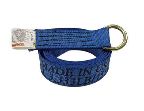 Heavy-Duty Lasso Strap with O-Ring - 2" x 8' Diamond Weave, 3,333 lbs Load Capacity - CT-2X8OR-DW SAFE 'N SECURE LLC