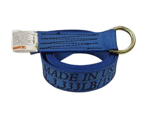 Heavy-Duty Lasso Strap with O-Ring - 2" x 8' Diamond Weave, 3,333 lbs Load Capacity - CT-2X8OR-DW SAFE 'N SECURE LLC