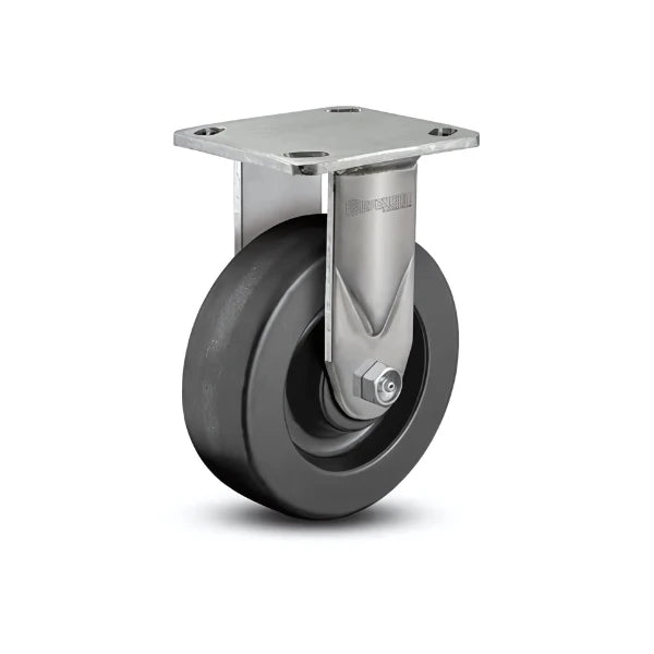 4" x 2" Stainless Phenolic Delrin Bearing Rigid Caster with 4" x 4.5" Plate - Heavy-Duty, Corrosion-Resistant, Industrial Caster for Smooth Performance and Durability - Model D4.04108.331 SS colson-header