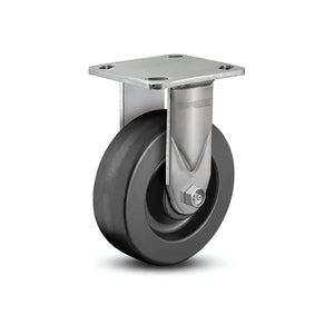 4" x 2" Stainless Phenolic Delrin Bearing Rigid Caster with 4" x 4.5" Plate - Heavy-Duty, Corrosion-Resistant, Industrial Caster for Smooth Performance and Durability - Model D4.04108.331 SS colson-header