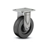 4" x 2" Stainless Steel Phenolic Precision Ball Bearing Rigid Caster with 4" x 4.5" Mounting Plate - D4.04108.335 SS for Industrial and Commercial Use colson-header