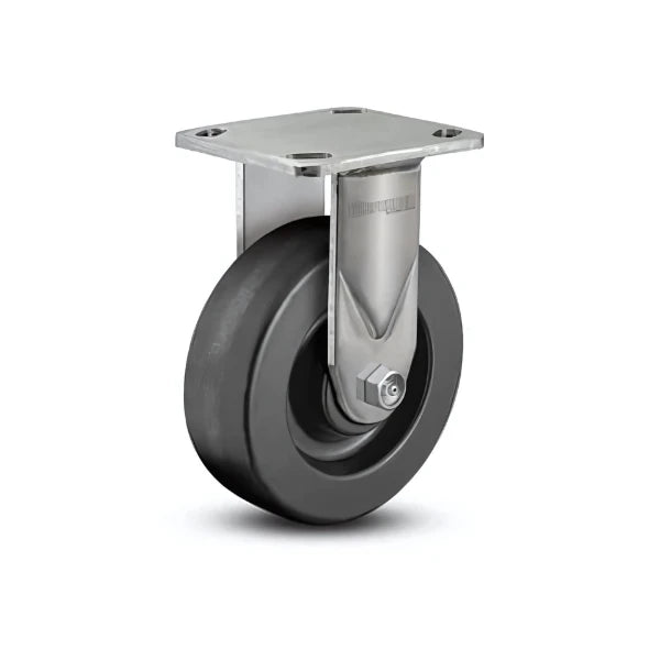 4" x 2" Stainless Steel Phenolic Roller Bearing Rigid Caster with 4" x 4.5" Plate - Durable, Corrosion-Resistant, Heavy-Duty Caster for Industrial Applications - Model D4.04108.339 SS WB29 colson-header