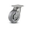 4" x 2" Stainless Performa Rubber Delrin Bearing Caster and 4" x 4.5" Plate - Durable and Reliable - D4.04109.451 SS colson-header1