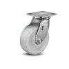 4" x 2" Stainless White Nylon Precision Ball Bearing Caster - Heavy-Duty with 4" x 4.5" Plate | Model D4.04109.535 WN SS for Smooth Mobility in Clean Environments colson-header1