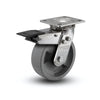 4" x 2" Stainless Steel HD Nylon Glass Filled Precision Ball Bearing Caster with Total Lock - Heavy-Duty 4" x 4.5" Plate - Model D4.04109.835 DT BRK4 SS colson-header1