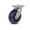 Colson Casters Stainless 4" x 2" Eagle Polyurethane Roller Bearing Caster - 4" x 4.5" Plate, Heavy-Duty Load Capacity, SKU: D4.04109.929 EG SS WB29 colson-header