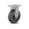 5" x 2" Stainless Phenolic Rigid Caster with Delrin Bearing and 4" x 4.5" Plate - Heavy-Duty Industrial Caster for Machinery and Equipment colson-header