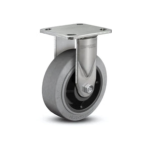5" x 2" Stainless Performa Rubber Roller Bearing Rigid Caster - Conductive Design for Static Discharge - 4" x 4.5" Plate - Durable & High-Performance Caster for Industrial Applications - Model D4.05108.459 COND SS WB29 colson-header1