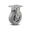 Colson Casters Stainless 5" x 2" Performa Rubber Roller Bearing Rigid Caster with 4" x 4.5" Plate - SKU: D4.05108.459 SS WB29 | Durable and Quiet for Industrial Applications colson-header