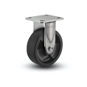 D4.05108.835 HTBLK SS 5" x 2" Hi-Temp Nylon Rigid Stainless Caster