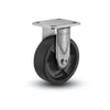 5" x 2" Stainless Hi-Temp Nylon Roller Bearing Rigid Caster - Heavy-Duty Performance with 4" x 4.5" Plate (Model: D4.05108.839 HTBLK SS WB29) for High-Temperature Industrial Applications colson-header1