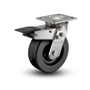 Colson D4.05109.331 BRK4 SS 5" x 2" Stainless Total Lock Caster – CasterHQ