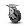 5" x 2" Stainless Phenolic Delrin Bearing Side-Lock Caster with 4" x 4.5" Plate - Heavy-Duty Industrial Caster for Secure Movement and Corrosion Resistance (Model D4.05109.331 BRK7 SS) colson-header
