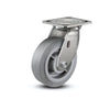 Stainless Steel 5"x2" Performa Rubber Delrin Bearing Caster with 4"x4.5" Plate colson-header1