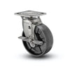 5" x 2" Stainless Steel Max Nylon Caster with Precision Ball Bearing, Side-Lock & 4" x 4.5" Plate – High-Performance Industrial Caster D4.05109.535 BRK7 SS colson-header1