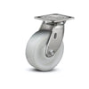 5" x 2" Stainless Steel White Nylon Roller Bearing Caster - 4" x 4.5" Plate - D4.05109.539 WN SS WB29 for Heavy-Duty Applications colson-header1