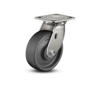 Colson D4.05109.835 EN SS 5" x 2" Solid Elastomer Stainless Caster