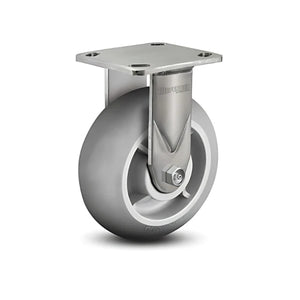 Stainless Steel 6"x2" Performa Rubber Caster with Delrin Bearing, 450 lb Load Capacity colson-header1