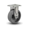 Stainless Steel 6"x2" Nylon Glass Filled Delrin Bearing Rigid Caster with 4"x4.5" Plate colson-header1