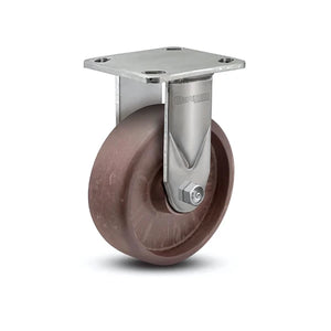 D4.06108.831 HT SS 6" x 2" Delrin Rigid Stainless Caster