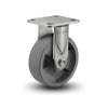 6" x 2" Stainless Steel Heavy-Duty Nylon Glass-Filled Precision Ball Bearing Rigid Caster with 4" x 4.5" Plate - Model D4.06108.835 DT SS colson-header