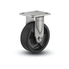 6" x 2" Stainless Hi-Temp Nylon Precision Ball Bearing Rigid Caster - Durable, Heavy-Duty for Industrial Applications (Model: D4.06108.835 HTBLK SS) colson-header