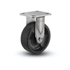 6" x 2" Stainless Hi-Temp Nylon Roller Bearing Rigid Caster - High-Performance Caster with 4" x 4.5" Plate for Heavy-Duty Industrial Applications (Model: D4.06108.839 HTBLK SS WB29) colson-header