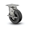 6" x 2" Stainless Steel Phenolic Roller Bearing Side-Lock Caster with 4" x 4.5" Plate – Heavy-Duty Industrial & Commercial Use (Model D4.06109.339 BRK7 SS WB29) colson-header