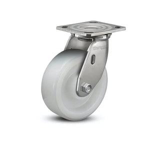 Colson D4.06109.531 WN SS 6" x 2" White Nylon Stainless Caster – CasterHQ