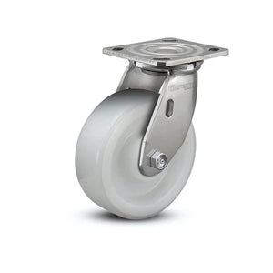 Stainless Steel 6"x2" Precision Ball Bearing Swivel Caster with 4"x4.5" Plate & 1200 lb Load Capacity colson-header1