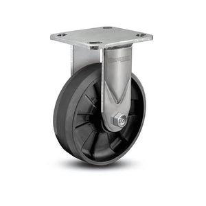 Stainless Steel 8"x2" Precision Ball Bearing Rigid Caster with 4"x4.5" Plate & 1250 lb Load Capacity colson-header1