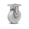 Heavy-Duty Stainless Steel 8"x2" White Nylon Roller Bearing Rigid Caster with 4"x4.5" Plate & 1200 lb Load Capacity colson-header1