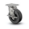 Stainless Steel 8x2 Phenolic Ball Bearing Swivel Side-Lock Caster | 1200 lb Capacity | 4x4.5 Plate colson-header