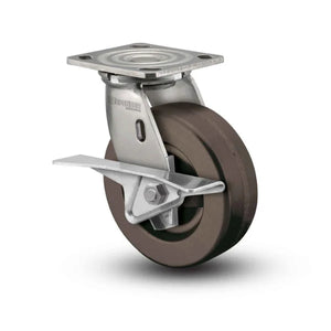 Colson D4.08109.339 Stainless 8" x 2" Hi-Temp Caster with Brake