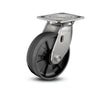 Stainless Steel 8"x2" Max Nylon Roller Bearing Swivel Caster with 4"x4.5" Plate - 1250 lb Capacity colson-header1