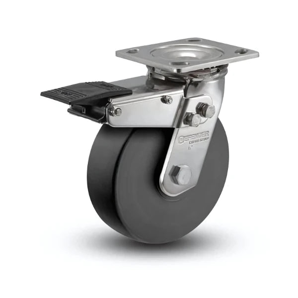 Heavy-Duty Stainless Steel 8"x2" Swivel Caster with Total Lock - 1250 lb Capacity colson-header1