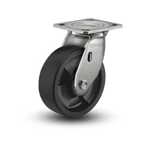 Colson 8" x 2" Hi-Temp Nylon Swivel Stainless Caster – 1250 lb