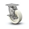 8" x 2" Stainless Hi-Temp Retort Precision Ball Bearing Side-Lock Caster with 4" x 4.5" Plate - Industrial & High-Temperature Use (D4.08109.835 RW BRK7 SS) colson-header
