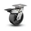 8" x 2" Stainless Steel Polyolefin Roller Bearing Caster with Total Lock, 4" x 4.5" Plate – Heavy Duty Industrial Caster for Secure Mobility and Durability | Model D4.08109.839 BRK4 SS WB29 colson-header