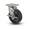 Stainless Steel 8"x2" Hi-Temp Nylon Roller Bearing Side-Lock Swivel Caster with 4"x4.5" Plate colson-header1