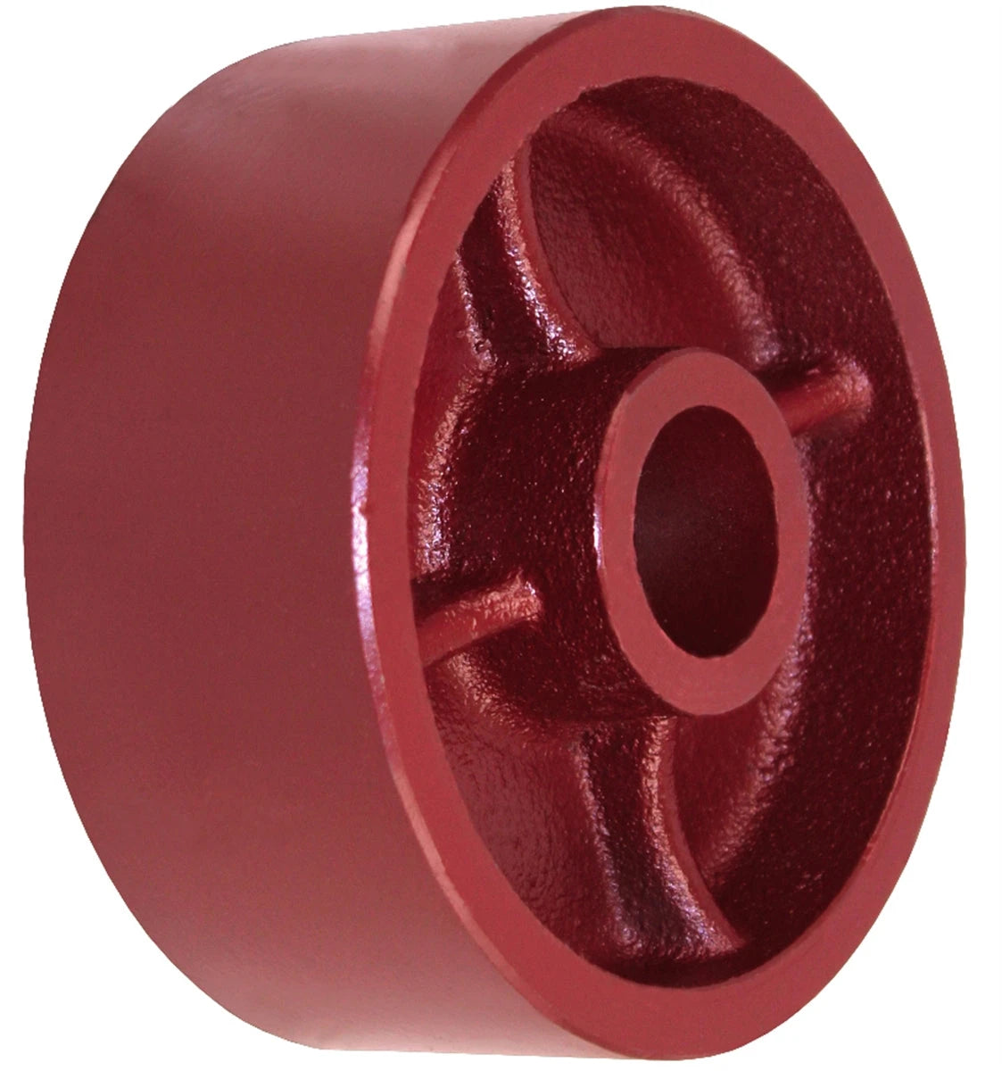 5" X 2" Red Ductile Steel Wheel | 1,500 lbs Per Caster CasterHQ