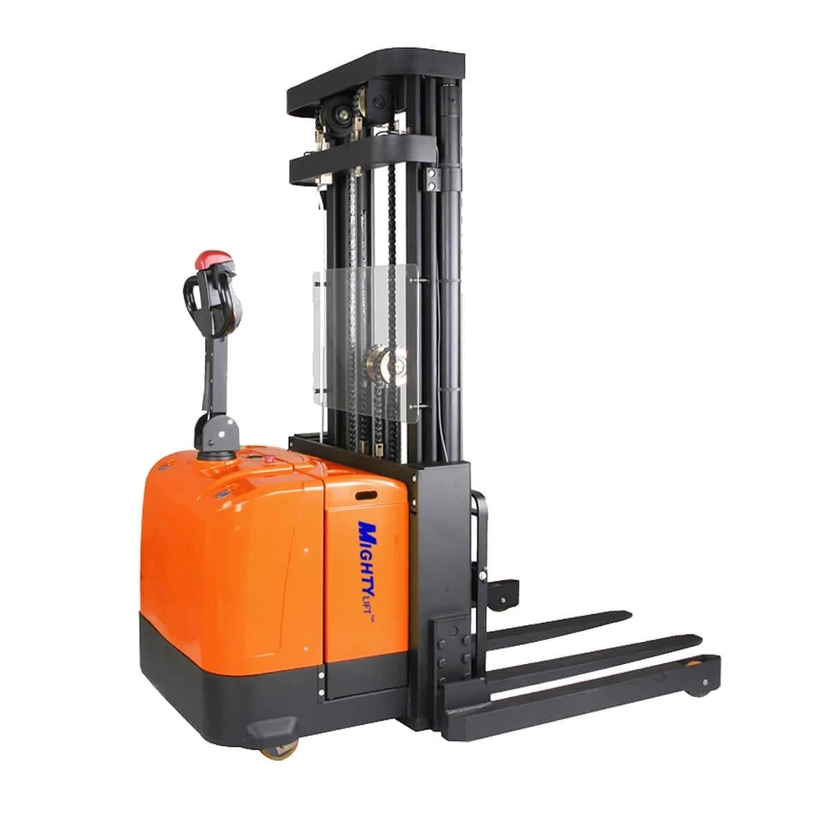 Electric Stacker 187" Lift Height - 3,500 lbs Capacity CasterHQ