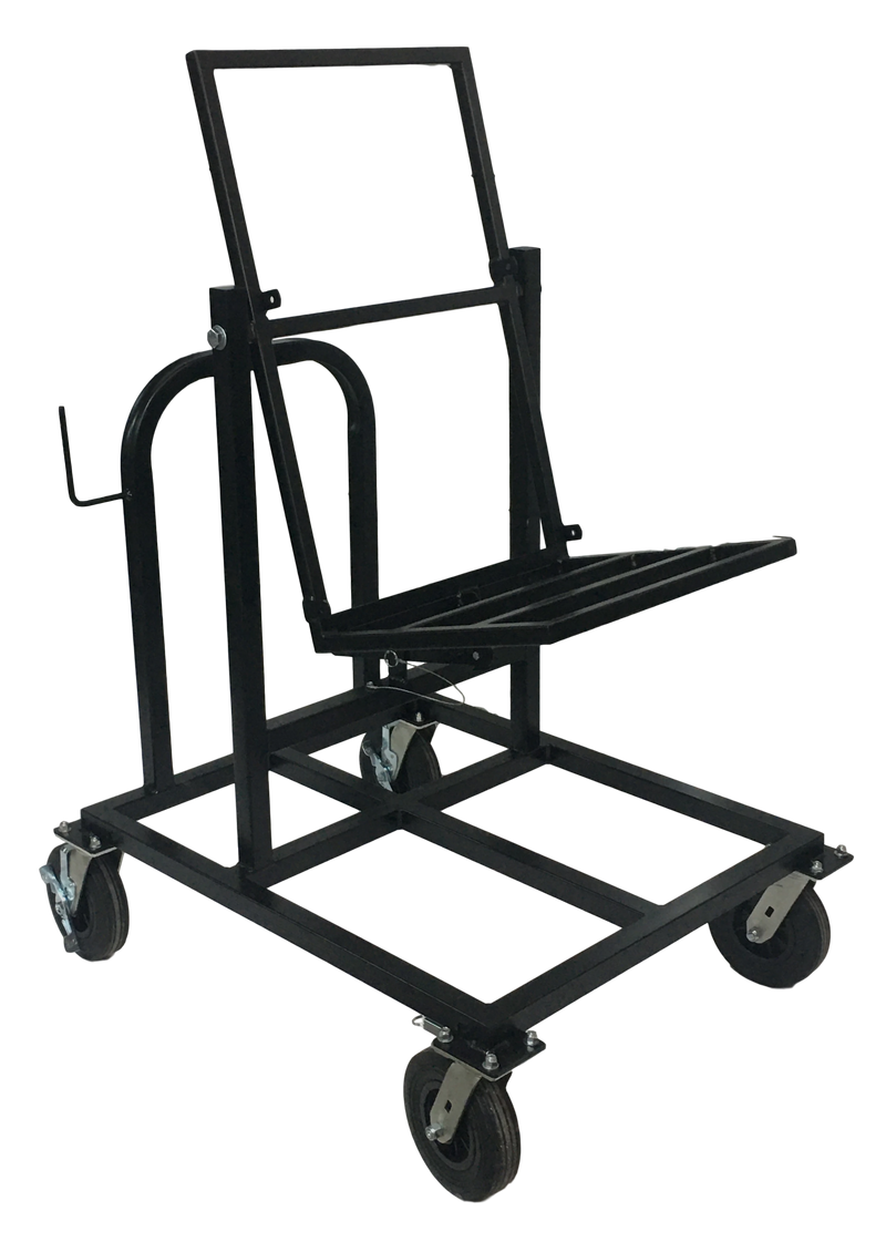 Corps Design Single Tilting Vertical Speaker Cart (Up to 20"w x 19"d) - FC-SPKV | Secure Tilt-Lock System, Cable Management, Custom Configurations Corps Design Logo - We Move Music