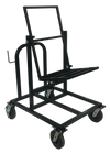 Corps Design Single Tilting Vertical Speaker Cart (Up to 20"w x 19"d) - FC-SPKV | Secure Tilt-Lock System, Cable Management, Custom Configurations Corps Design Logo - We Move Music