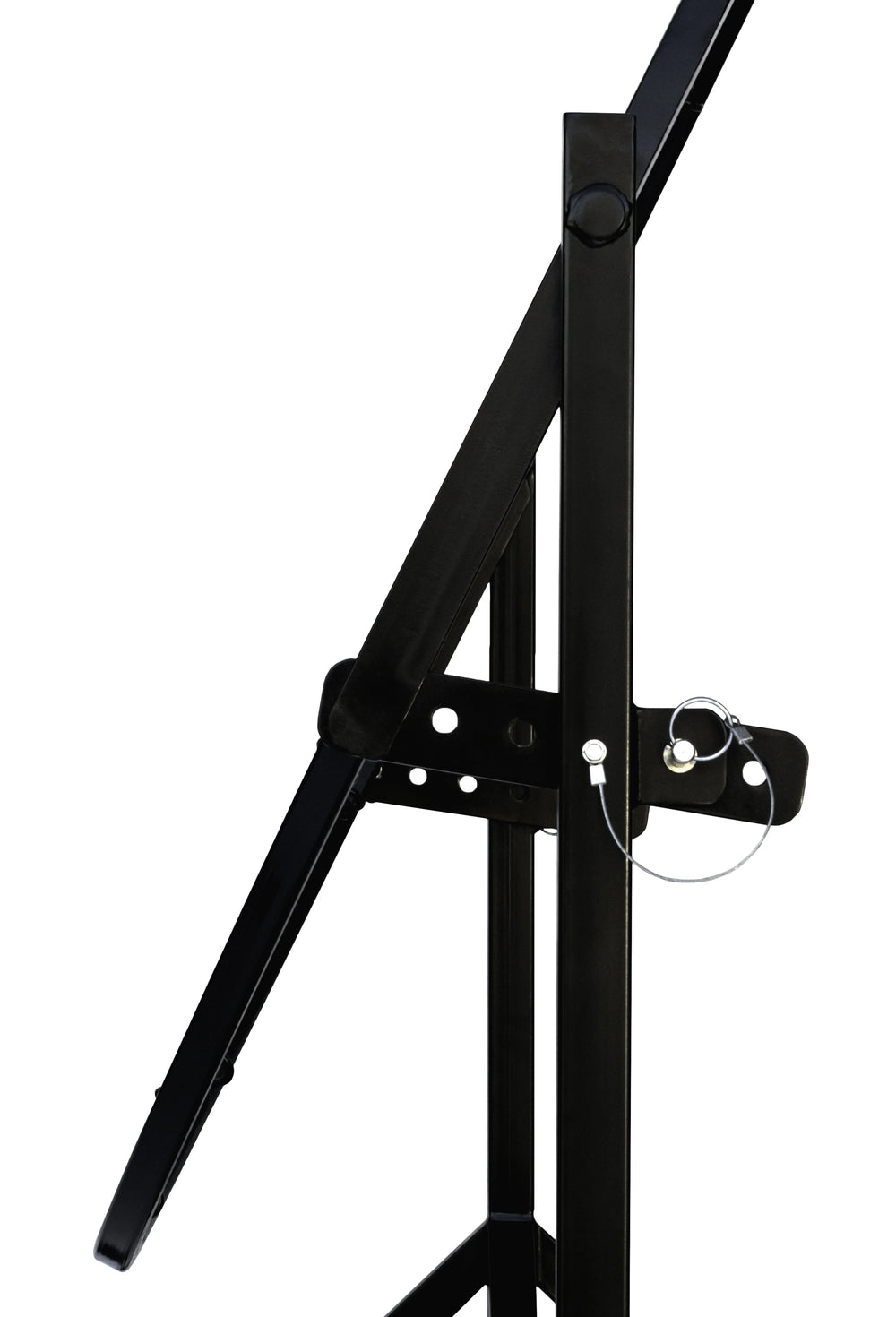 Corps Design Tilt-Lock Bass Drum Frame FCBD – Durable 50" Interior Diameter, 12 Suspension Hooks, Patented Tilt-Lock Mechanism, with Storage Shelf for Band Halls Corps Design Logo - We Move Music
