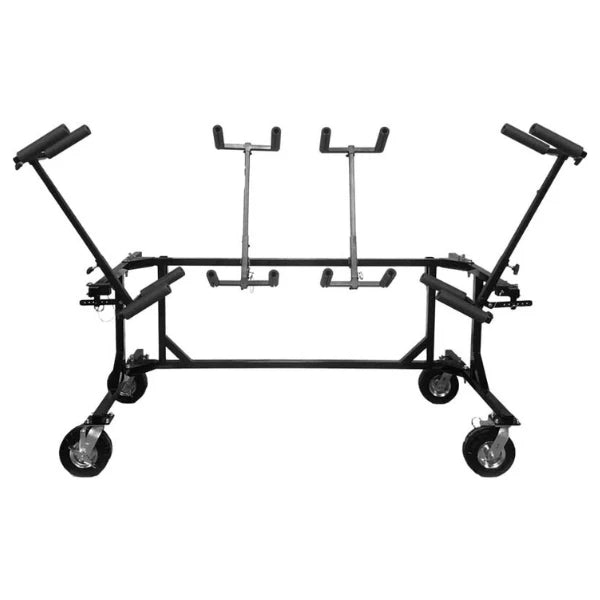 Corps Design Bass Drum Mount for FCPERC - Adjustable Clamp for 16" to 32" Drums, Pin Lock Mechanism, Mounts to 1-1/2" Square Rail - FCBDPERC Corps Design Logo - We Move Music