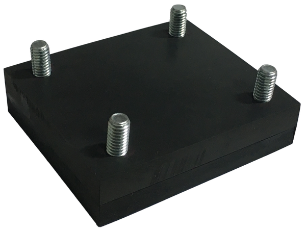 Corps Design Stage Box Indoor Conversion Kit for FCBOX1, FCBOX2, FCBOX3, FCBOX4, and FCBOX-PAD - 1" Neoprene Floor Pads & Spacers for Stability and Protection - SKU: FCBOX-PAD Corps Design Logo - We Move Music