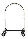 Corps Design Adjustable Gong Stand FCGONG - Height Adjustable Frame for Gongs up to 40", Gloss Black Powder-Coated Finish, 360° Welded Construction, with Industrial Swivel Casters for Easy Mobility Corps Design Logo - We Move Music
